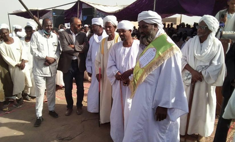 تكريم ناظر عموم الرواشدة في السودان بالجزيرة