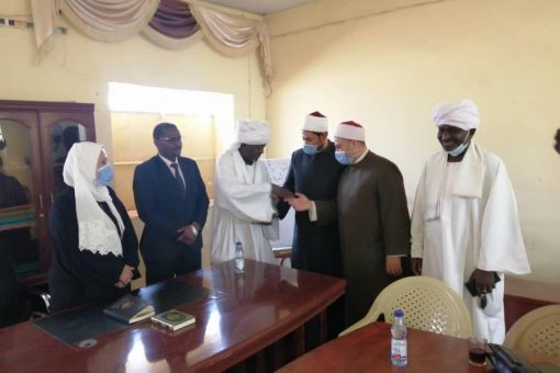 القافلة الدعوية السودانية المصرية تقف على أنشطة الأوقاف بشمال دارفور