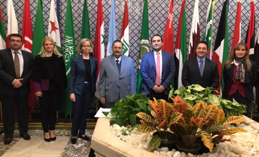 الجامعة العربية تستقبل وفد منظمة مبادرة إدارة الأزمات الفنلندية