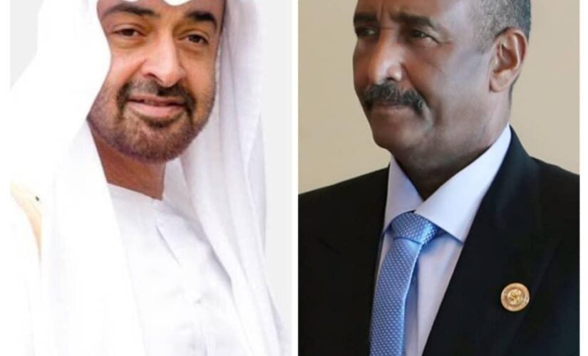 البرهان يعزى نائب رئيس دولة الإمارات المتحدة في وفاة اخيه