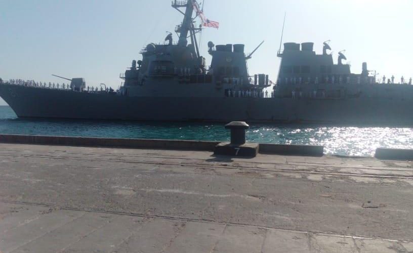 وصول سفينة حربية أمريكية الى ميناء بورتسودان