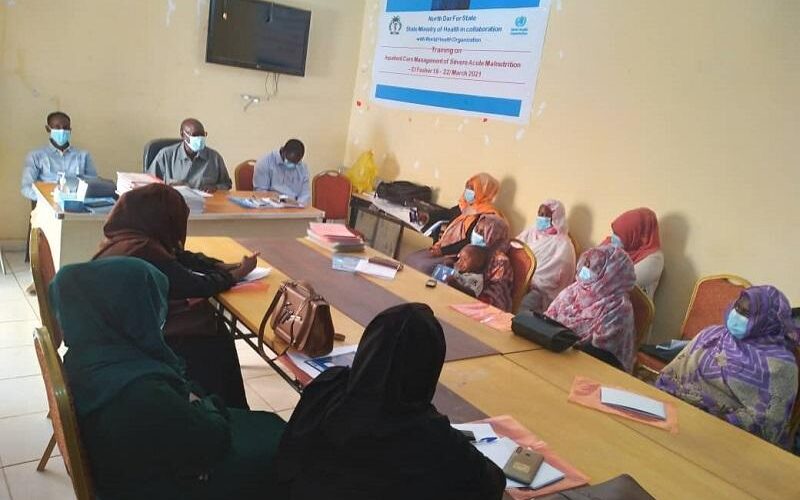 دورة تدريبية لحالات سوء التغذية بشمال دارفور
