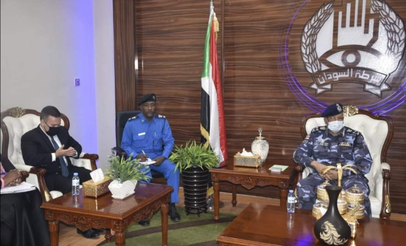 مدير عام الشرطة يلتقي الملحق الأمني بالسفارة الأمريكية بالخرطوم