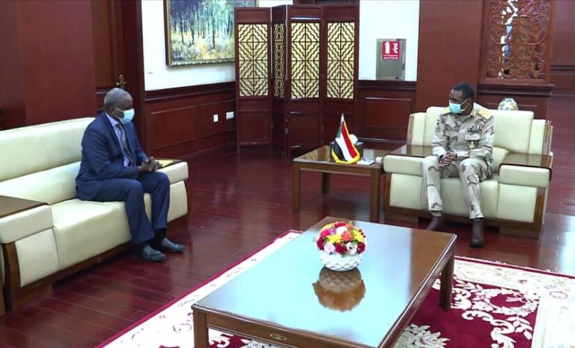 النائب الأول لرئيس مجلس السيادة يلتقي وزير الدفاع النيجري