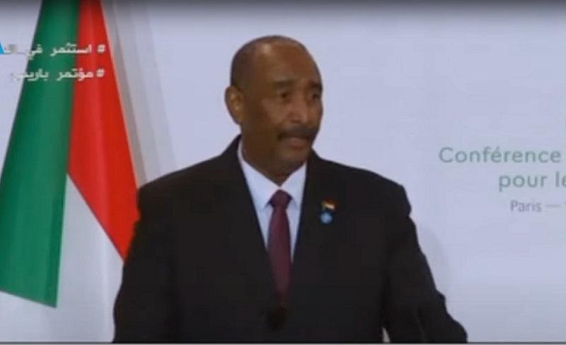البرهان: مؤتمر باريس يؤسس لعودة السودان وإندماجه في المجتمع الدولي