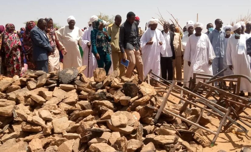 حكومة شمال دارفور تقف على خسائر وأضرار حريق خير بان