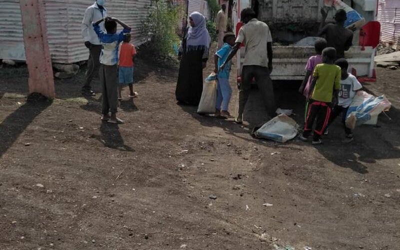 تحت شعار.”القضارف انظف مدينة” تنظيم حملة نظافة كبري