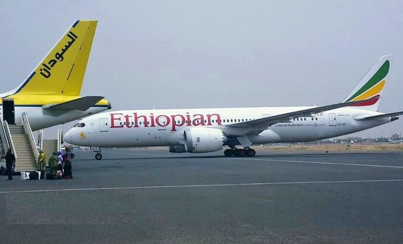 12 طائرة اثيوبية تهبط اضطراريا في مطار الخرطوم