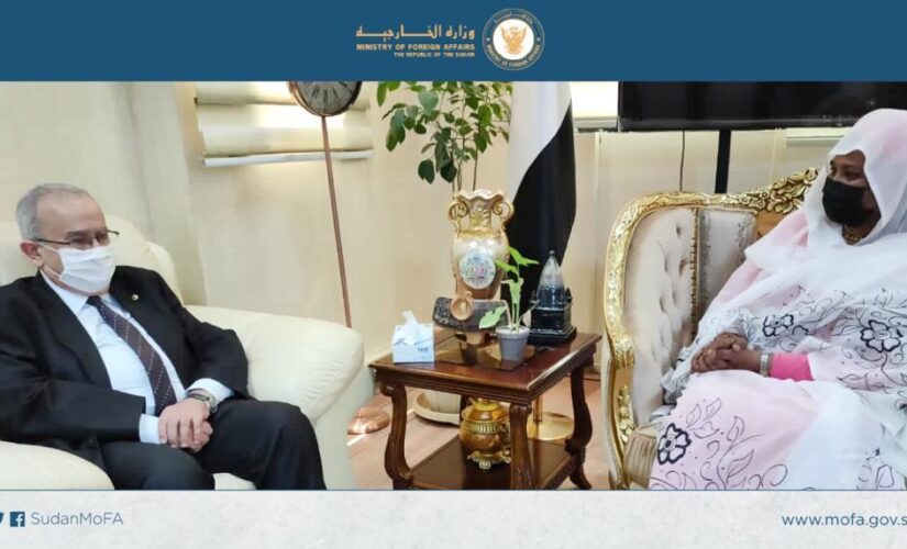 وزيرة الخارجية تبحث مع نظيرها الجزائري تطورات سد النهضة