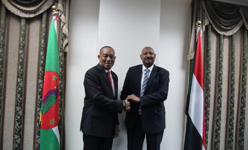 السودان و كومنولث دومينيكا يوقعان بيانا مشتركا لاقامة علاقات دبلوماسية