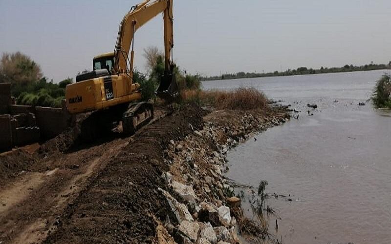 نهر النيل: الدفاع المدني يطمئن على سير أعمال التروس والحمايات