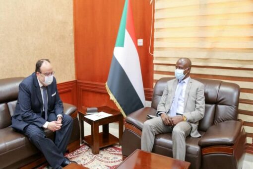 دكتور الهادي إدريس يلتقي السفير المصري لدى السودان