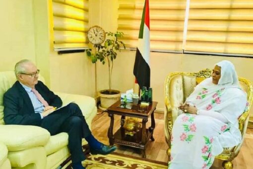 وزيرة الخارجية تلتقي المبعوث الفرنسي الخاص للسودان وجنوب السودان
