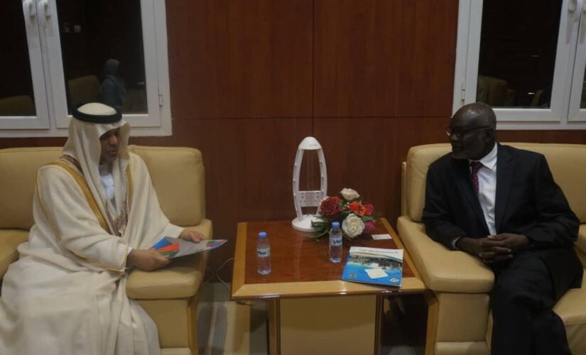 وزير المالية يلتقي بالسفير الإماراتي بالخرطوم