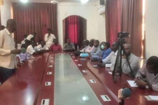 مؤتمر صحفي بوزارة الصحة والتنمية الاجتماعيةبشرق دارفور