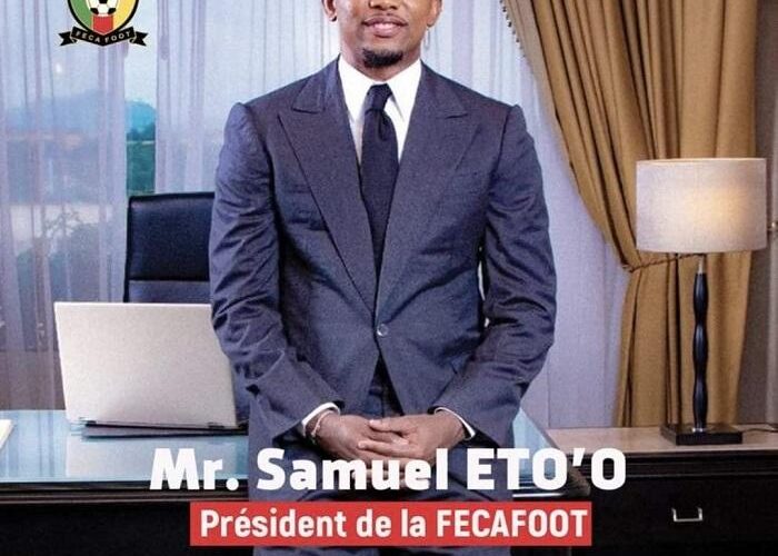 صامويل إيتو رئيساً للاتحاد الكاميروني لكرة القدم لـ4 أعوام