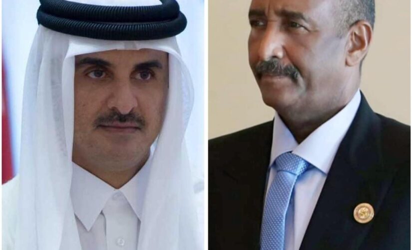 رئيس مجلس السيادة يهنيء أمير قطر بمناسبة العيدالوطني