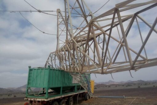 اقتراب موعد انتهاء عمليات الصيانة في البرج الناقل لكهرباء بورتسودان