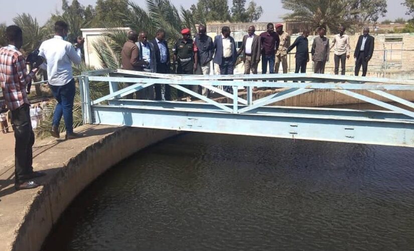 والي النيل الأبيض يدشن العمل بمحطة مياه ربك الجديدة