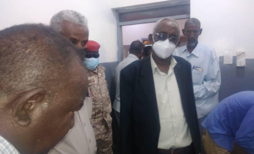 والي النيل الابيض يتفقد قافلة منظمة سلامات الطبية لمستشفى كوستي