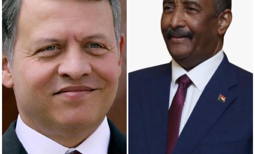 رئيس مجلس السيادة الإنتقالي يتلقى برقية تهنئة من ملك الأردن
