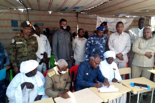 لجنة أمن جنوب دارفور تقف على الأوضاع في قرى العودة