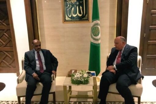 وزيرى خارجية مصروالسودان يتفقان على مواصلة الجهود لتعزيز العلاقات الثنائية