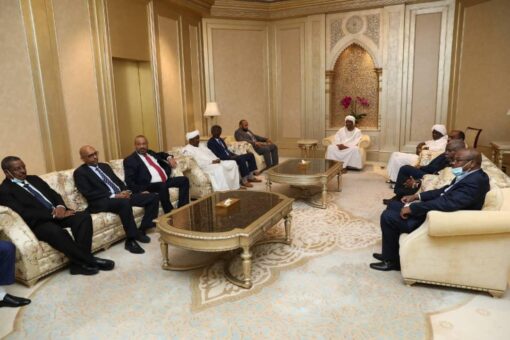 رئيس مجلس السيادة الانتقالي يلتقي وفد الجالية السودانية بدولة الإمارات
