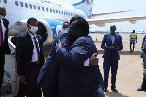 نائب رئيس مجلس السيادة يصل جوبا