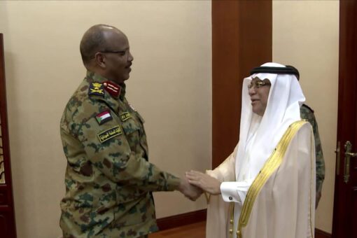 إبراهيم جابر يلتقي السفير السعودي بالخرطوم
