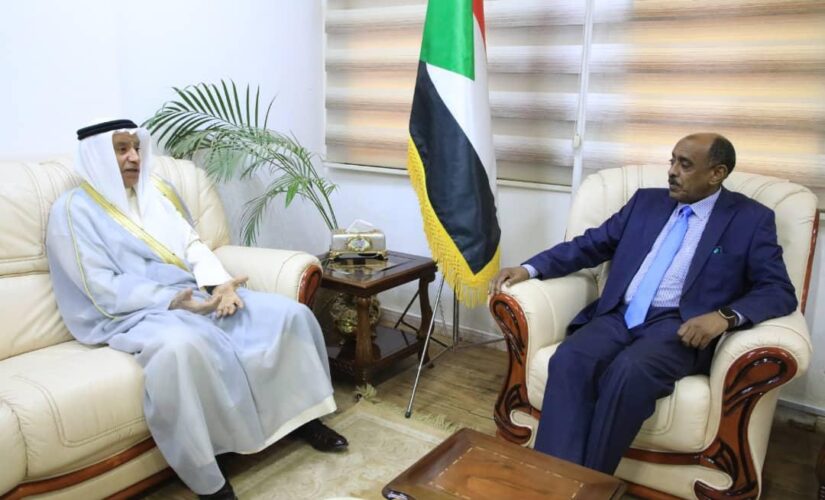 وزير الحارجية المكلف يلتقي السفير الكويتي
