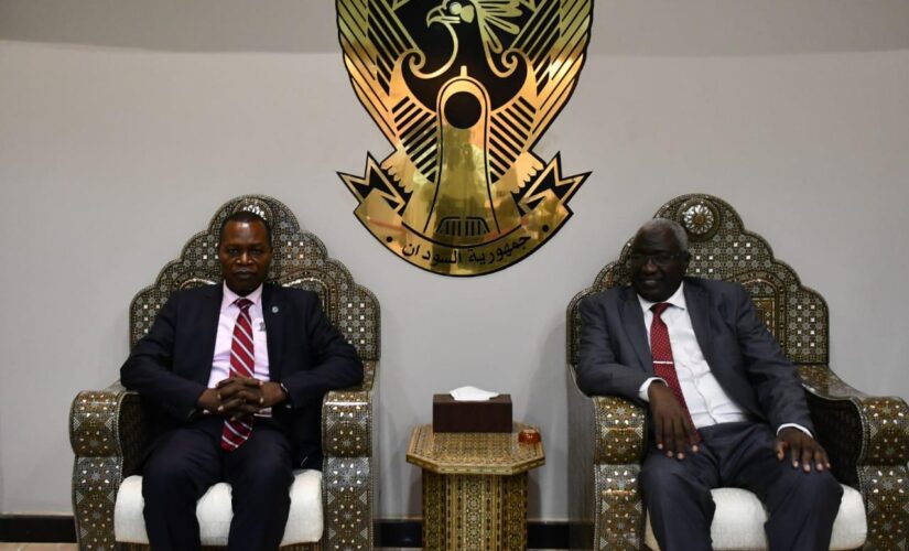 وزير التنميةالاجتماعية يستقبل وزير الخدمةالعامة بدولة جنوب السودان