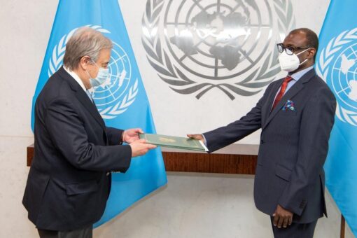 سفير السودان يقدم أوراق اعتماده للأمين العام للأمم المتحدة