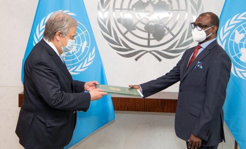 سفير السودان يقدم أوراق اعتماده للأمين العام للأمم المتحدة