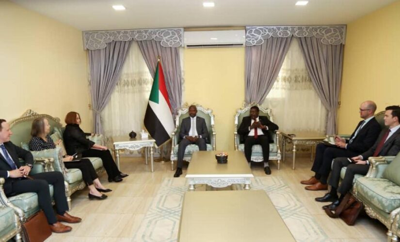 الهادي إدريس يلتقى مساعدة وزير الخارجية للشؤون الأفريقية