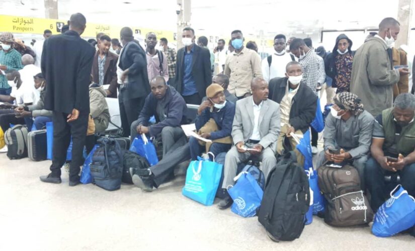 وصول ( 145 ) مواطنا سودانيا من طرابلس